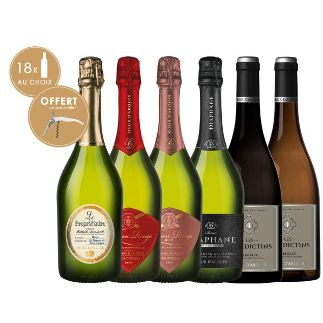OFFRE DECOUVERTE : 3 CARTONS AU CHOIX  +FRAIS DE PORT OFFERTS + UN COUTEAU SOMMELIER OFFERT