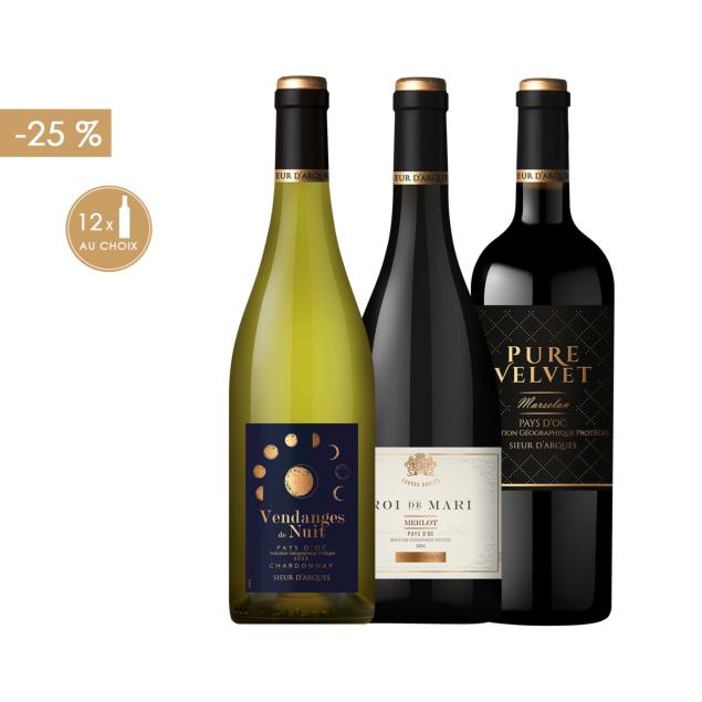 NOTRE SÉLECTION DU MOIS: 2 CARTONS AU CHOIX à -25%