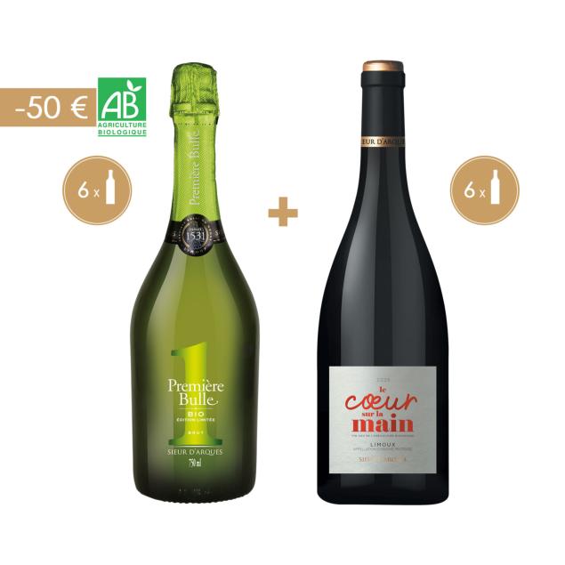 LE COLIS BIO: 12 BOUTEILLES à -50€