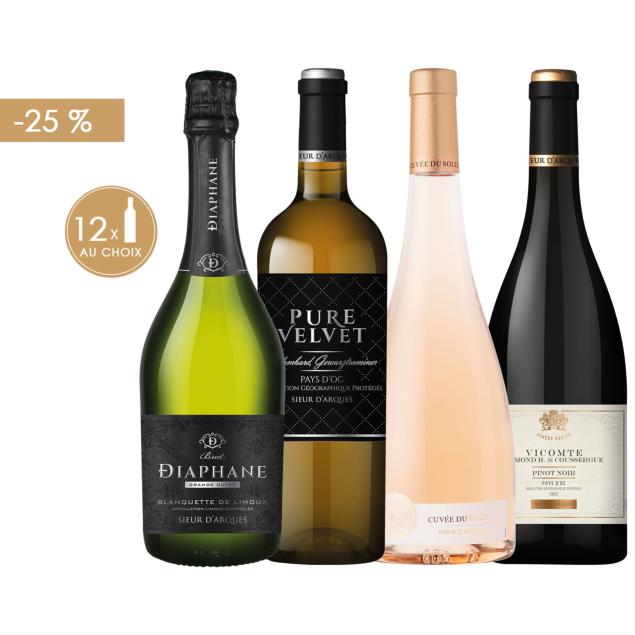 OFFRE DÉCOUVERTE – SÉLECTION MIXTE -2 CARTONS AU CHOIX  à -25%