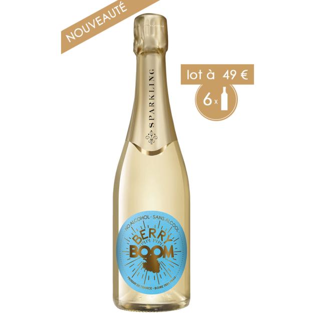 BERRY BOOM -  VIN DÉSALCOOLISÉ PÉTILLANT