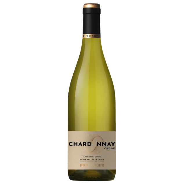 CHARDONNAY ORIGINE- IGP HAUTE-VALLEE DE L'AUDE - SANS SULFITES AJOUTES