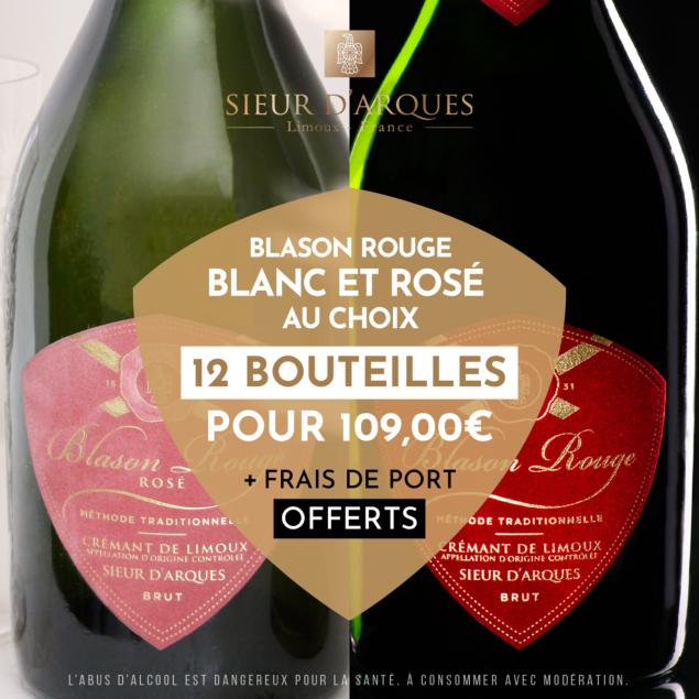 Offre Spéciale: "Blason Rouge" - 2 cartons au choix pour 109.00€ + Frais de Port OFFERTS 