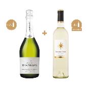 SELECTION ETE: 12 x DIAPHANE DEMI-SEC + 6 x ROSE DES VENTS SAUVIGNON OFFERTES
