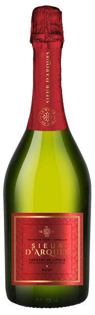 Lot de 18 bouteilles de  SIEUR D'ARQUES BRUT - AOC CREMANT DE LIMOUX à -50€ de remise