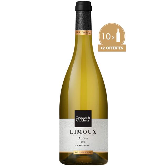 OFFRE 12 bouteilles - Chardonnay Toques & Clochers : Autan 2018 - AOC Limoux Blanc