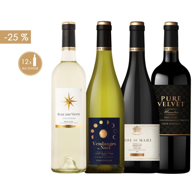NOTRE SÉLECTION DU MOIS: 2 CARTONS AU CHOIX à -25%