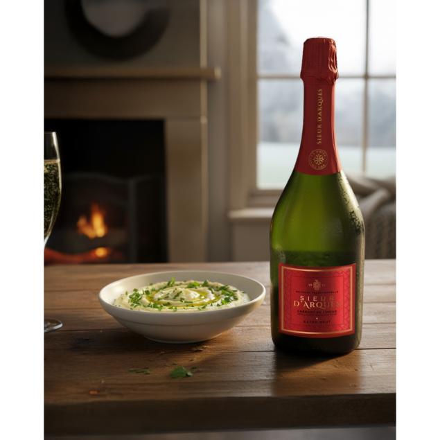 Recette de Pur�e douce de panais et navets, �clats d�herbes & huile d�olive