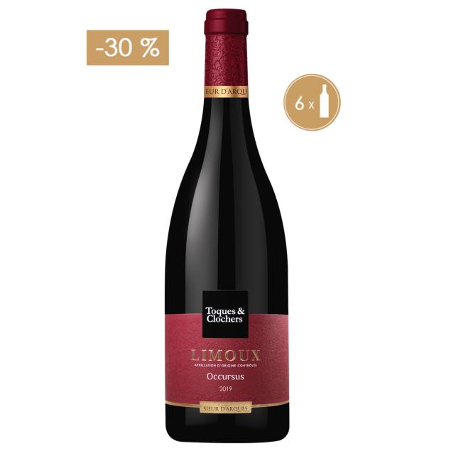 LOT VIN ROUGE D'EXCEPTION - 6 BOUTEILLES D' OCCURSUS -AOC LIMOUX ROUGE à -30%