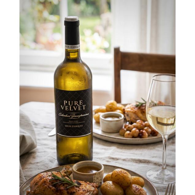 Poulet r�ti aux raisins & romarin