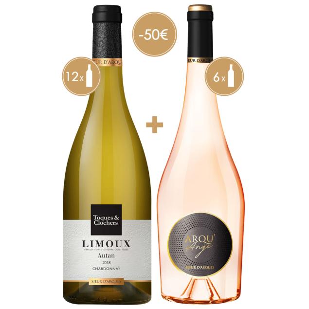 SÉLECTION SPÉCIALE "VINS D'EXCEPTION" -LOT DE 18 BOUTEILLES à -50€