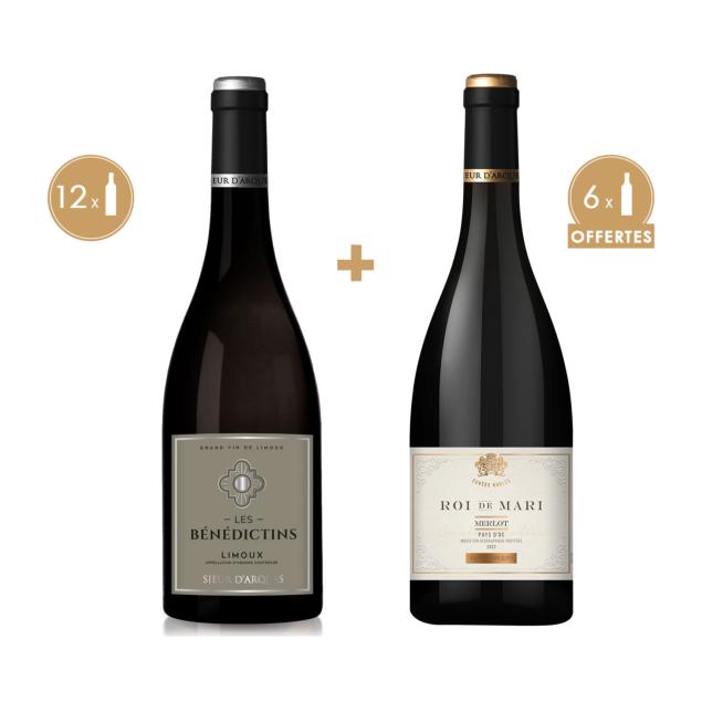 SÉLECTION “NOS VINS ROUGES”: 18 BOUTEILLES DONT 6 OFFERTES