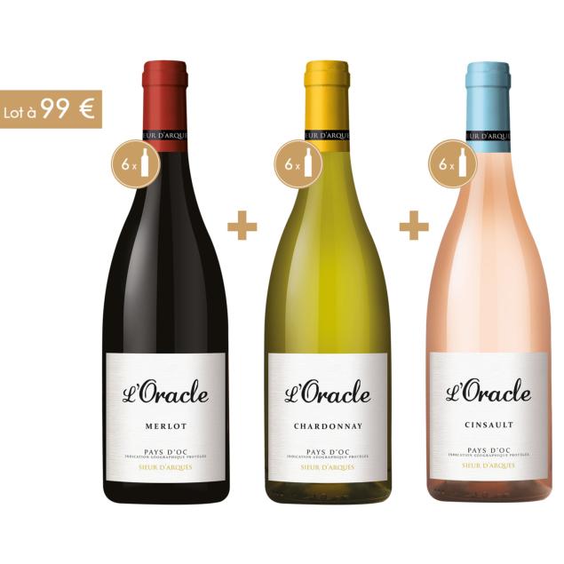 OFFRE SPÉCIALE "L'ORACLE" -3 cartons  pour 99.00€ 