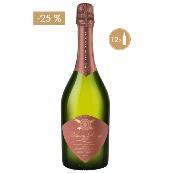 LOT DE 12 BOUTEILLES DE BLASON ROUGE ROSÉ -AOC CRÉMANT DE LIMOUX BRUT ROSÉ DONT 3 OFFERTES