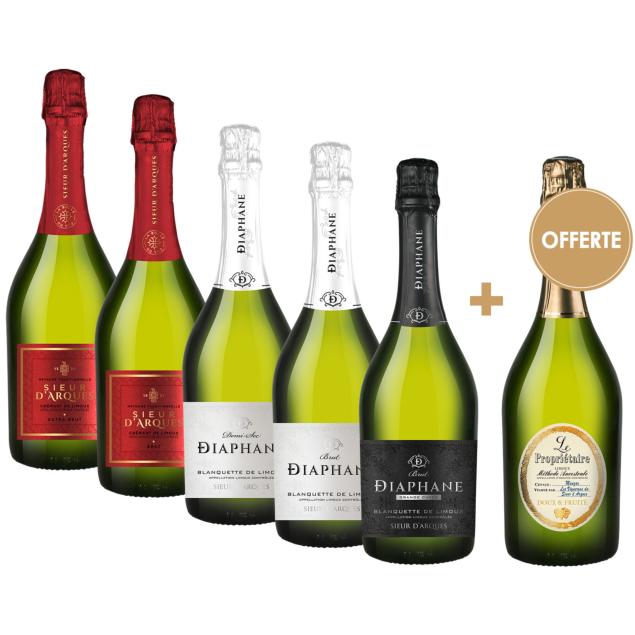 Les Bulles de Limoux Classiques - Carton découverte -6 bouteilles