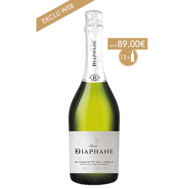 EXCLU WEB: 12 x DIAPHANE BRUT - AOC BLANQUETTE DE LIMOUX BRUT POUR 89€